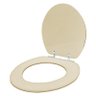 Tampa de Vaso Sanitario Almofadada Convencional Oval Bege Claro para Varios Fabricantes de Louças - 2