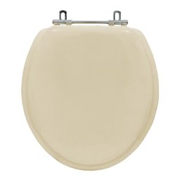 Tampa de Vaso Sanitario Almofadada Convencional Oval Bege Claro para Varios Fabricantes de Louças - 1