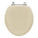Ver imagem 1 de Tampa de Vaso Sanitario Almofadada Convencional Oval Bege Claro para Varios Fabricantes de Louças
