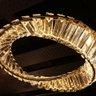 Lustre Pendente Taschibra Revolve Led Bivolt Dourado 3000k Luz Amarela 15051013 - 3