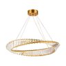 Lustre Pendente Taschibra Revolve Led Bivolt Dourado 3000k Luz Amarela 15051013 - 1
