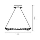Ver imagem 4 de Lustre Pendente Taschibra Revolve Led Bivolt Dourado 3000k Luz Amarela 15051013