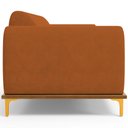 Ver imagem 6 de Sofá 03 Lugares Para Sala de Estar Kiev 230 cm D02 Veludo Telha C-262 - Lyam Decor
