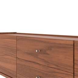Rack para Tv até 75" 2 Gavetas 2 Portas Jasper 220 Cm - Canella C/ Champanhe - 3