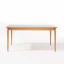 Ver imagem 7 de Conjuto Sala de Jantar com 1 Mesa Tampo Laminado com Vidro 160cm e 6 Cadeiras Verona