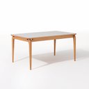 Ver mais imagens de Conjuto Sala de Jantar com 1 Mesa Tampo Laminado com Vidro 160cm e 6 Cadeiras Verona