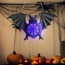 Ver mais imagens de Morcego Halloween Festa Lampada Led Colorido Evento Tematico Adereço Janela Porta Entrada Enfeite Am