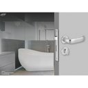 Ver imagem 2 de Fechadura Duna 2 Banheiro 55mm Cromo Acetinado M0915z R0069 Bz1952 Imab