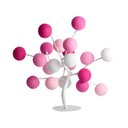 Ver imagem 2 de Luminária de Mesa Árvore de Luz Estilo Bonsai com Bolinhas Bivolt (tons de Rosa)
