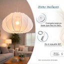 Ver imagem 6 de 2 Pendente Luminária Balloon em Tecido Transparente Tec12