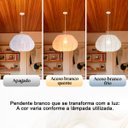 Ver imagem 4 de 2 Pendente Luminária Balloon em Tecido Transparente Tec12