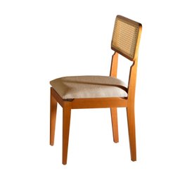 Kit 2 Cadeiras Madeira Maciça Canadá Linho - 3