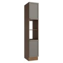 Ver imagem 1 de Paneleiro 40 Cm 2 Portas e 2 Nichos Rustic/cinza Vik Madesa