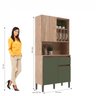 Armário Kit Cozinha com 3 Portas, 1 Gaveta Ac4310 - 5