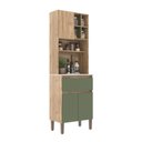 Ver imagem 3 de Armário Kit Cozinha com 3 Portas, 1 Gaveta AC4311 Bege/Carvalho Oak/Arbo/Petra