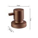 Ver imagem 2 de Acabamento para Registro Minimal Classic Cobre Matte Meber Metais