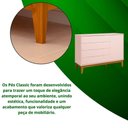 Ver imagem 5 de Comoda Sapateira Elfe Classic 1 Porta 4 Gavetas Rosa Fosco - Moveisaqui