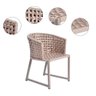 CONJUNTO AREA - 4 CADEIRAS ANGRA E 1 MESA ANTONELLA GIRATORIO 1M - 3