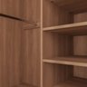 Guarda Roupa de Canto Closet com 6 Prateleiras e Portas de Espelho Modular Hera Cabecasa Madeiramade - 11