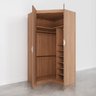 Guarda Roupa de Canto Closet com 6 Prateleiras e Portas de Espelho Modular Hera Cabecasa Madeiramade - 9