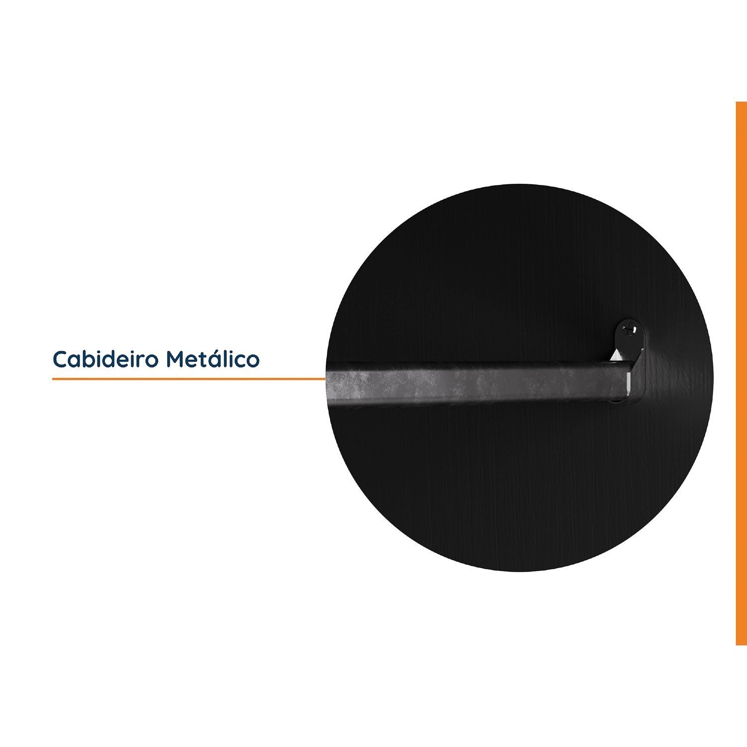 Guarda Roupa de Canto Closet com 6 Prateleiras e Portas de Espelho Modular Hera Cabecasa Madeiramade - 7