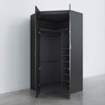 Guarda Roupa de Canto Closet com 6 Prateleiras e Portas de Espelho Modular Hera Cabecasa Madeiramade - 9