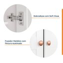 Ver imagem 5 de Guarda Roupa de Canto Closet com 6 Prateleiras e Portas Americanas Hera CabeCasa MadeiraOriginals