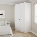 Ver imagem 1 de Guarda Roupa de Canto Closet Planejado com 6 Prateleiras Portas Americanas Hera CabeCasa MadeiraOriginals