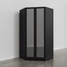 Guarda Roupa de Canto Closet com 6 Prateleiras e Portas de Espelho Reflecta Modular Hera Cabecasa Ma - 8