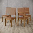 Ver imagem 1 de Kit 4 Cadeiras Estofadas para Mesa de Jantar Milla Plus