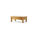 Ver imagem 2 de Mesa de Centro Retangular Madeira Maciça 93x59cm Bella Bege Carvalho