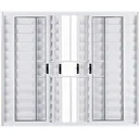Ver imagem 1 de Janela de Aluminio Veneziana 6 Folhas com Grade Linha Leve:1,00 X 1,20/branco