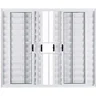 Janela de Aluminio Veneziana 6 Folhas com Grade Linha Leve:1,00 X 1,20/branco - 1