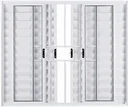 Ver imagem 1 de Janela de Aluminio Veneziana 6 Folhas com Grade Linha Leve:1,00 X 1,20/branco