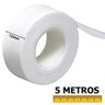 Chuveiro Ducha Fria Redondo 17cm Branco Para Piscina Jardim Quintal + Fita Veda Rosca Teflon 12mm x  - 4