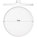 Ver imagem 7 de Chuveiro Ducha Fria Redondo 17cm Branco Para Piscina Jardim Quintal + Fita Veda Rosca Teflon 12mm x 