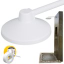 Ver imagem 2 de Chuveiro Ducha Fria Redondo 17cm Branco Para Piscina Jardim Quintal + Fita Veda Rosca Teflon 12mm x 