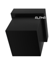 Ver imagem 4 de Acabamento Registro Quadrado Luxo Metal Preto Padrão Deca:Preto
