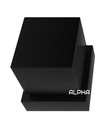 Ver imagem 3 de Acabamento Registro Quadrado Luxo Metal Preto Padrão Deca:Preto