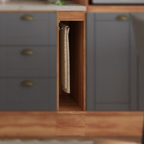 Nicho Toalheiro Bella Nog/cinza 20cm Carraro