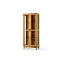 Ver imagem 2 de Cristaleira Sala de Jantar 2 Portas de Vidro Madeira Maciça Bella