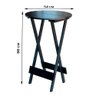 Conjunto Mesa E Banquetas Madeira Maciça Açai - 3