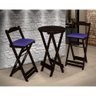 Conjunto Mesa E Banquetas Madeira Maciça Açai - 1