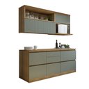 Ver imagem 3 de Conjunto de Cozinha 4 Peças com Aéreo e Nicho para Micro-ondas MDF Millena Nesher