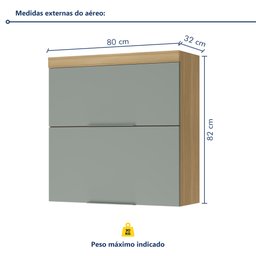 Cozinha Millena 4 Peças 100% Mdf Yescasa - 15