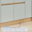 Ver imagem 3 de Cozinha Millena 4 Peças 100% MDF Yescasa Verde/Nature
