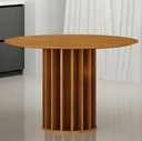 Ver imagem 1 de Mesa Flora Redonda Tampo Cinamomo sem Vidro 1,08m Leifer