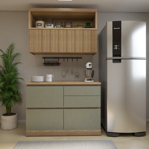 Cozinha Millena 2 Peças 120cm 100% Mdf Yescasa
