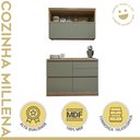 Ver imagem 4 de Cozinha Millena 2 Peças 120cm 100% Mdf Yescasa