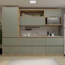 Ver imagem 2 de Cozinha Millena 5 Peças Aereo Micro-ondas 100% Mdf Yescasa